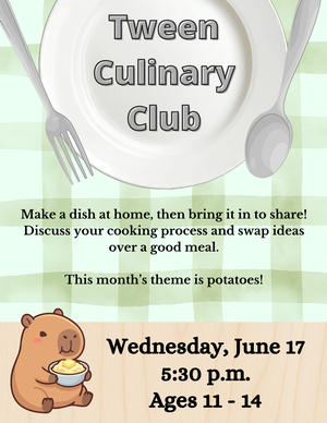 Tween Culinary Club
